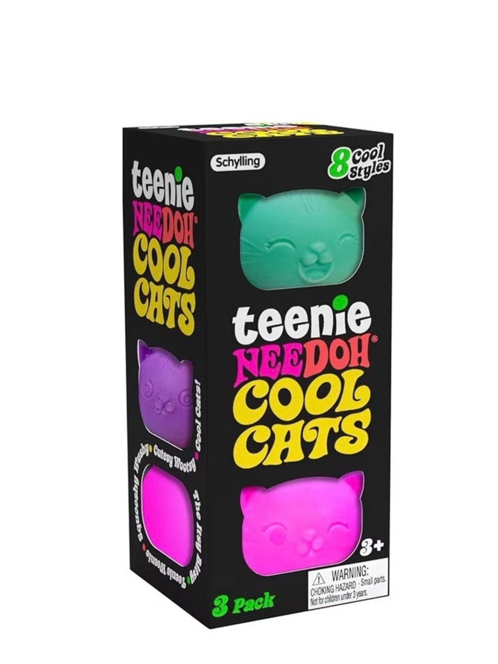 teenie NEEDOH Cool Cats 3-Pack - colors may vary